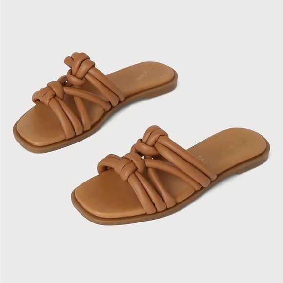 Seychelles Shoes - Seychelles Sun Kissed Tan Knotted Slide Sandals 6.5